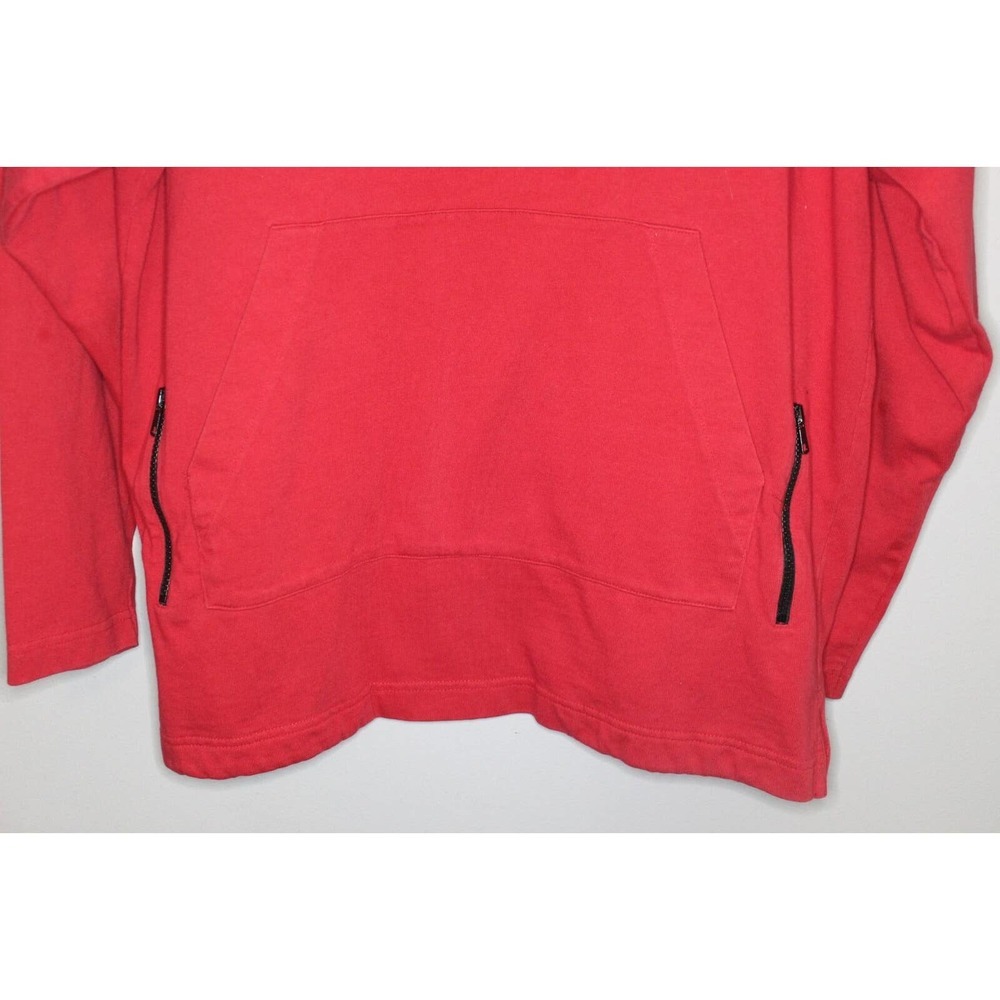 Vtg Polo Ralph Lauren Hi Tech Hoodie Hooded Sweatshirt Red Men's Medium H10242 - Picture 5 of 15